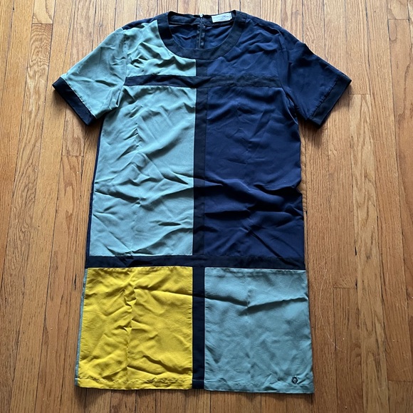 Numph Colorblock Shift Dress - Picture 1 of 2